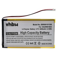 Batteria per Iriver H340 H320 H120 H110 H140 MP3 2200mAh