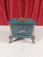 Antique French "Godin" Chauffette Cast Iron Inkwell