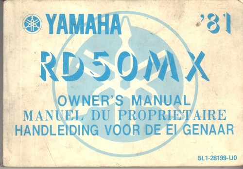 Yamaha rd50 5l1 1981 - yamaha, mx,5l1