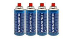 4 BOMBOLETTE A GAS PER FORNELLO PORTATILE KEMPER 227 GR.