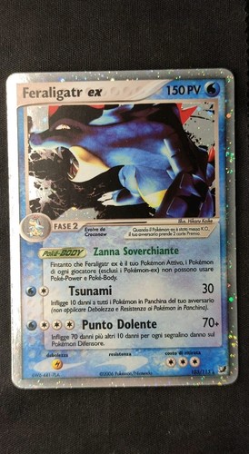 Pokémon feraligatr ex - 💦,