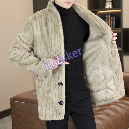 Cappotto uomo pelliccia media