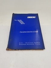 Manuale officina Fiat 100 NC 110NC 110NR 110NT 110PC dati e caratteristiche tecn