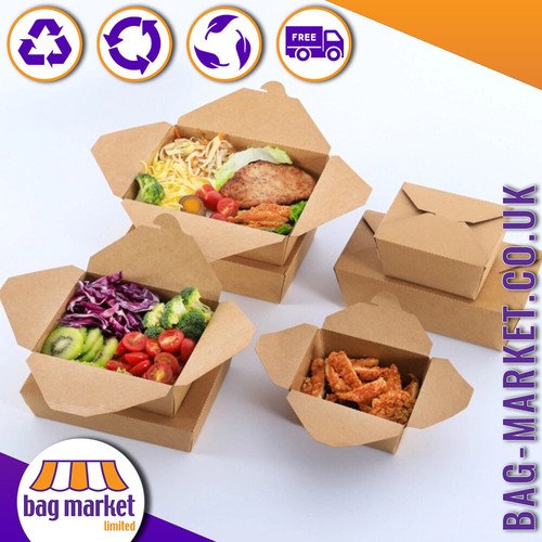 Kraft scatole per pasti - kraft,
