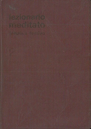 Lezionario meditato vol - lezionario,