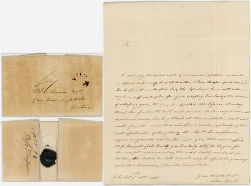 1795 letter selina lynch - selina, to