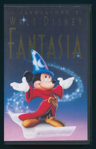 Fantasia vhs disney 1991 - vhs,