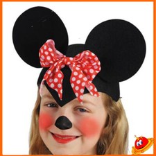 Cerchietto orecchie nere con - orecchie,