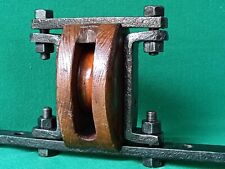 ANTICO RARO BOZZELLO IN LEGNO CON STRUTTURA IN FERRO DA RECUPERO NAVALE. CO29