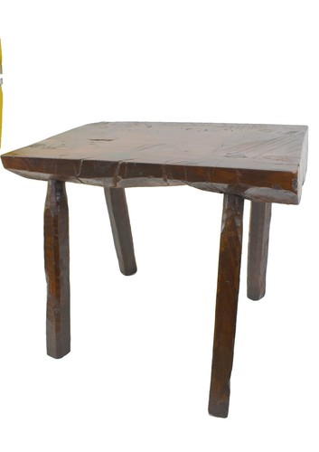 Antico sgabello legno - , in