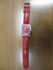 Orologio Locman Sport Ref. 486 usato - cinturino in pelle rosso, quadrante rosso