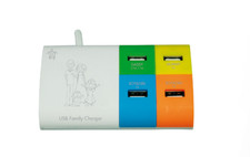 CARCATORE USB FAMILY CHARGER (M-USBPS4F) MEDIACOM PER SMARTPHONE E TABLET