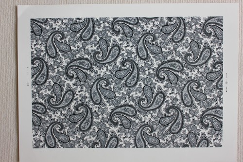 Adesivo corpo chitarra paisley - adesivo,