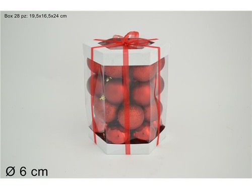 28pz sfere palle albero - albero, natale
