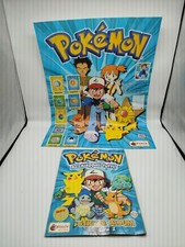 ALBUM DI FIGURINE DEI POKEMON - EDIZIONE MERLIN -NON  COMPLETO - + POSTER