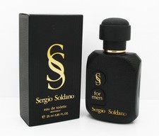 Sergio Soldano Black Uomo, Eau de Toilette Spray, 25ml. Nuovo Vintage
