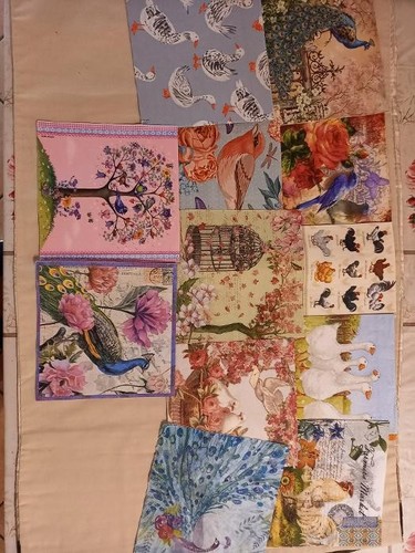 Bird themed napkins - themed,
