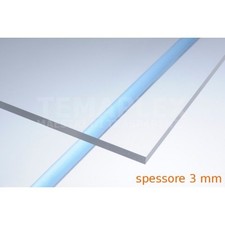 Lastra Plexiglass Ultra Trasparente con Pellicola Protettiva mm 3 varie misure