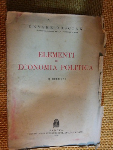 Libro cesare cosciani - cesare,