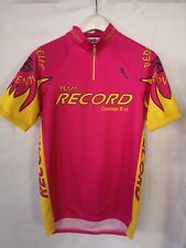 MAGLIA MANICA CORTA  CICLISMO CYCLING ROAD MTB TEAM RECORD XXL