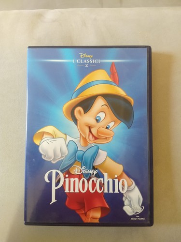 Dvd disney pinocchio in - disney,, pinocchio,