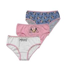 Slip 3 pezzi Disney Minnie Mouse bambina shorties mutandine intimo 4110