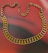 necklace collana girocollo ANTICA antique Old ORO 12 KT inizi 900 rara e unica