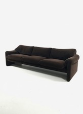 Maralunga 3 seater velvet sofa