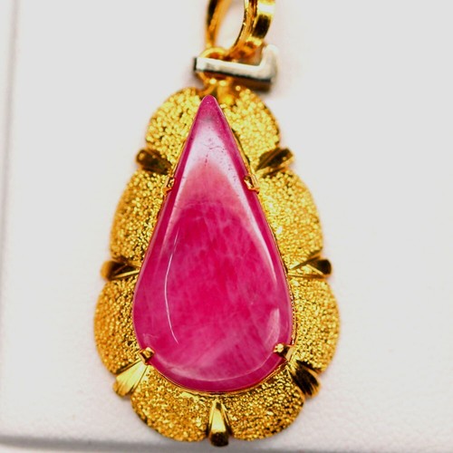 Ciondolo rubino oro - 13,0,