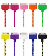 Cavo caricatore sincronizzazione dati USB intrecciato cavo per iPhone 3/4/4S iPod iPad 1/2/3 metri