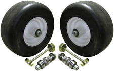 Confezione 2 Pneumatici Solidi 13x5x6 Senza Frontali Piatti Antiforatura Per Falciatrici Exmark Toro