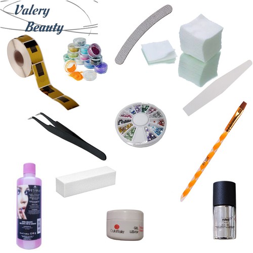 Kit ricostruzione unghie gel - kit,
