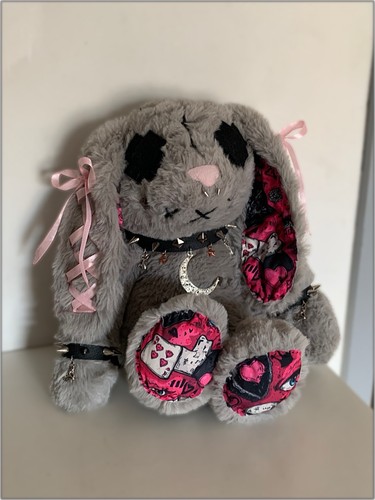 Zaino witchy emo bunny ooak - emo,