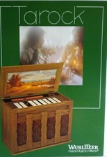 Wurlitzer Tarocchi Jukebox Volantino Fonografo Originale Musica Arte 8,25 x 11,5 Ver 3