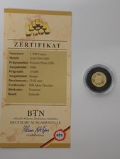 Moneta oro PP in capsula 1.500