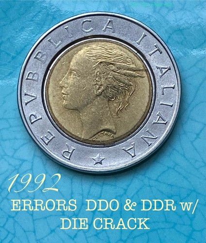 1992 italia 500 lire - *italia,