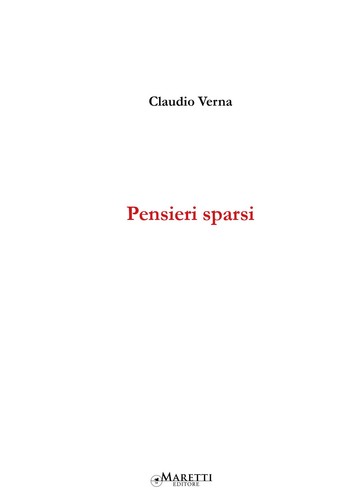 Pensieri sparsi verna - pensieri,