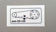 GILERA KK KZ Adesivo TENSIONE