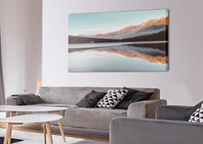 Quadro paesaggio lago Stampa
