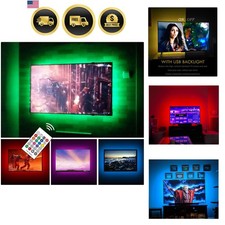 Kit Retroilluminazione TV USB per Monitor Smart TV 70 75 80 82 Pollici HDTV RGB Luce LED...