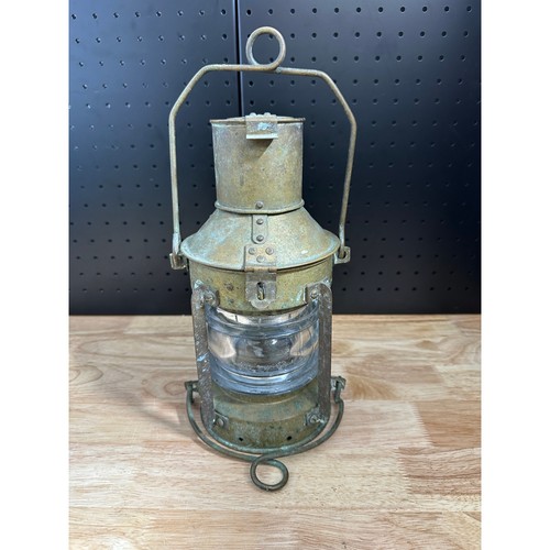 Lampada olio vintage ottone - lampada,