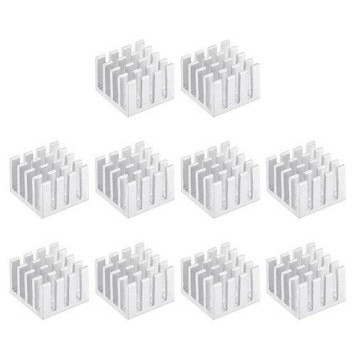 14x14x10mm argentato termico - argentato,