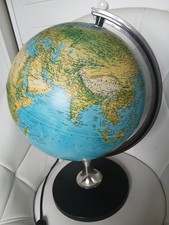 Mappamondo da scrivania vintage illuminato