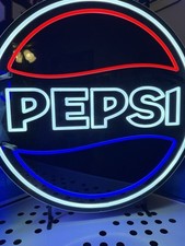 Insegna LED Illuminata Pepsi