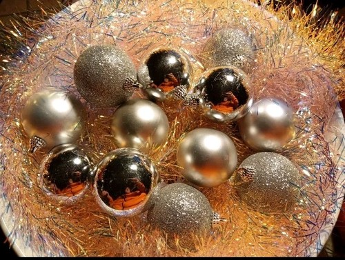 Lotto natale colore - lotto, argento
