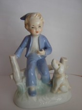 Statuina in porcellana vintage