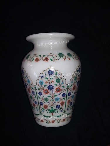 Vaso fiori marmo 18 - vaso, da
