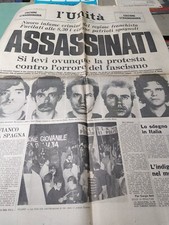 Giornale L'unità Edizione Straordinaria PCI 27 Regime Franchista 1975