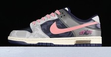 Nike SB Dunk Low retro grigio viola rosa nuove TG 42 reso gratis RD8