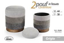 2 POUF CILINDRICO CONTENITORE